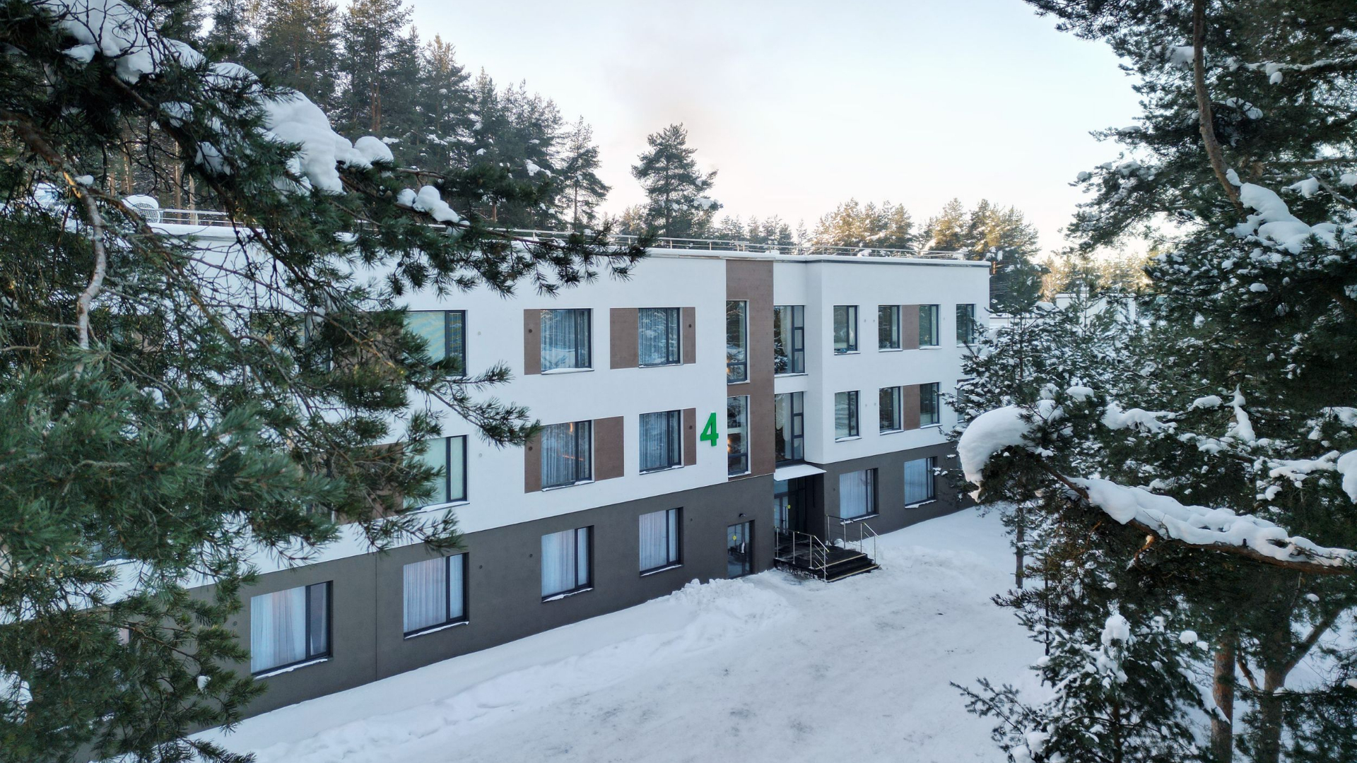 Премиальный жилой корпус медицинской клиники в Карелии