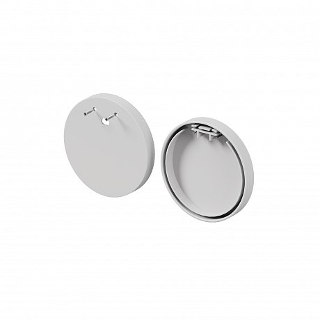 Комплект заглушек (для профиля D60) 2 шт., ALM-D60-EC 642082