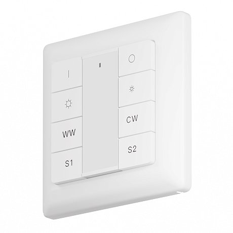 Кнопочная настенная панель 8-ми клавишная DALI