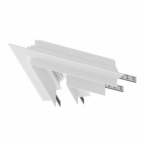 Угол-соединитель 45° Gravity встраиваемый белый