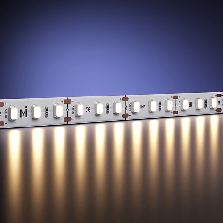 Светодиодная лента Ультра 12В 2835 9,6Вт/м 3000К 5м IP 20 201031