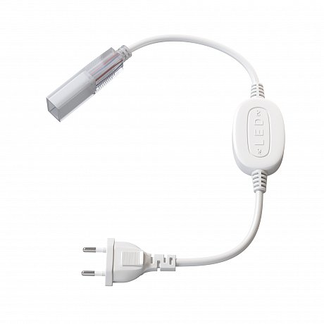 Коннектор питания с сетевой вилкой для светодиодной ленты 220В 201205