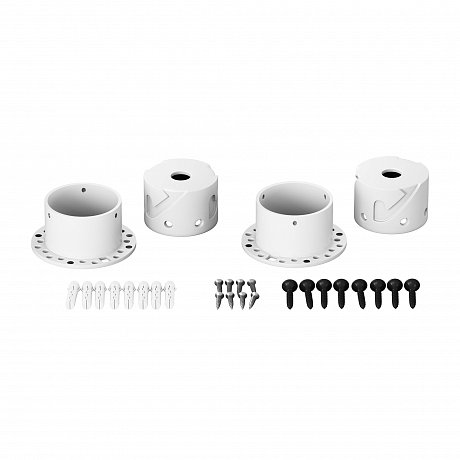 Набор для двухстороннего скрытого монтажа круглого неона 360° D18