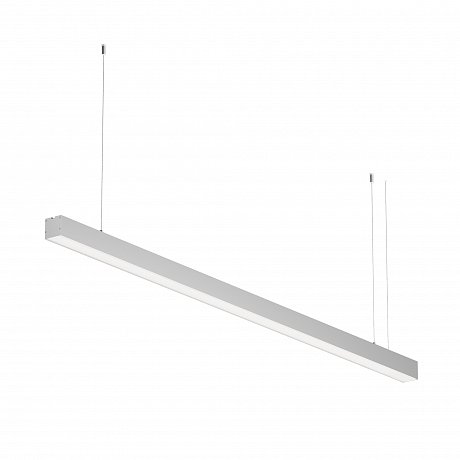 Линейный светильник подвесной 4000K 50x50 30 Вт (Серебро, 1,5 м) LL312022