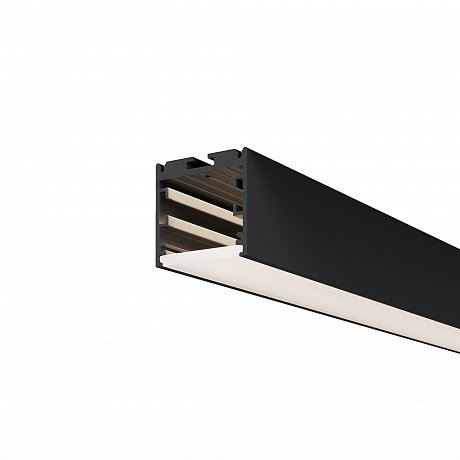 Радиусный профиль 35x35 линейный черный 2.5м