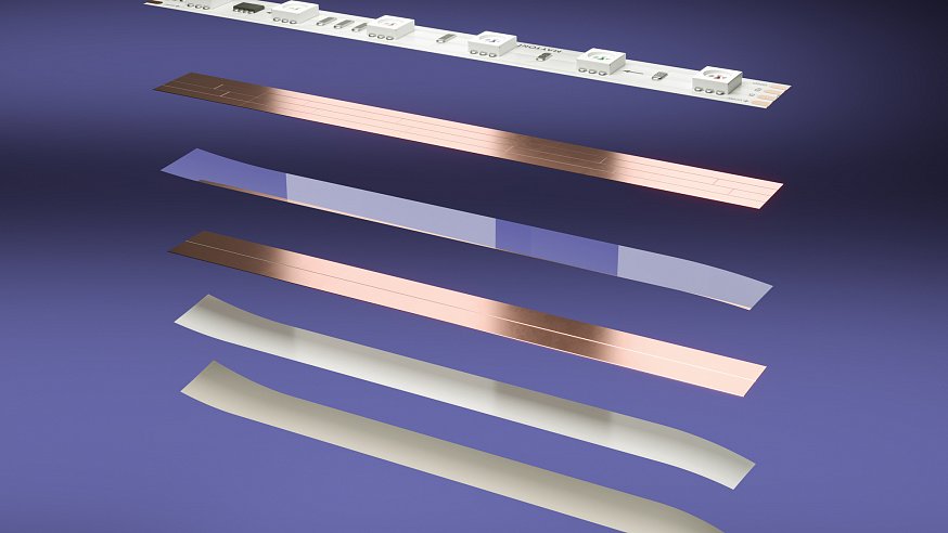 Двухслойная печатная плата из чистой меди