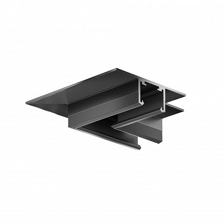 Угол-соединитель 45° Exility X встраиваемый под ГКЛ 12,5мм, черный