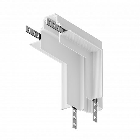 Угловой коннектор внутренний S35 встраиваемый белый