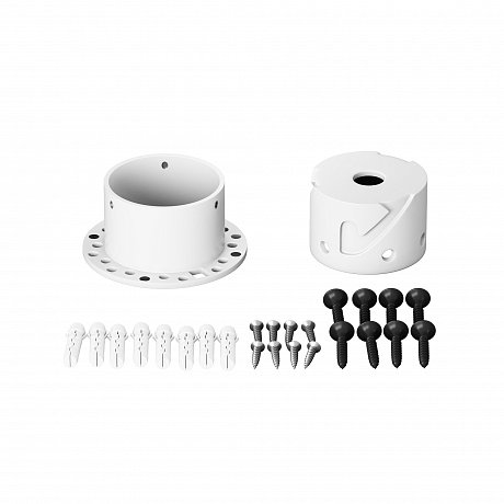 Набор для двухстороннего скрытого монтажа круглого неона 360° D25