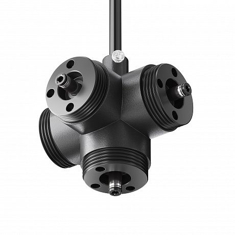 Х-образный вертикальный коннектор для системы Shelf с вводом питания