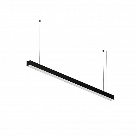 Линейный светильник подвесной 3000K 50x50 30 Вт (Черный, 1,5 м) LL312029