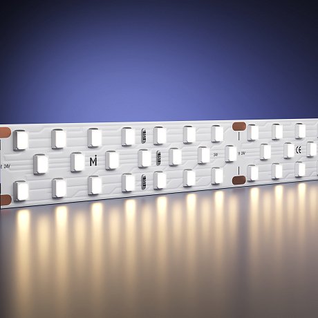Светодиодная лента Ультра 24В 2835 27Вт/м 3000К 5м IP 20 201114