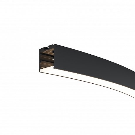 Радиусный профиль 35x35 D1500мм 1/8 круга черный