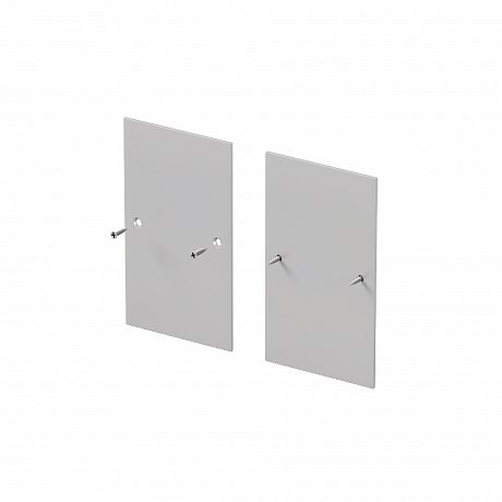 Комплект заглушек (для профиля 65x42) 2 шт., ALM-6542-EC 642056