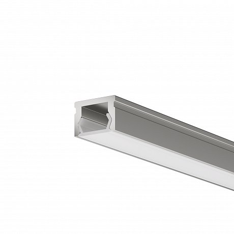 Алюминиевый профиль накладной 10x7 (Серебро, 2 м), ALM-1007-S-2M 631001