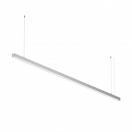 Линейный светильник подвесной 3000K 35x35 40 Вт (Серебро, 2 м) LL312007