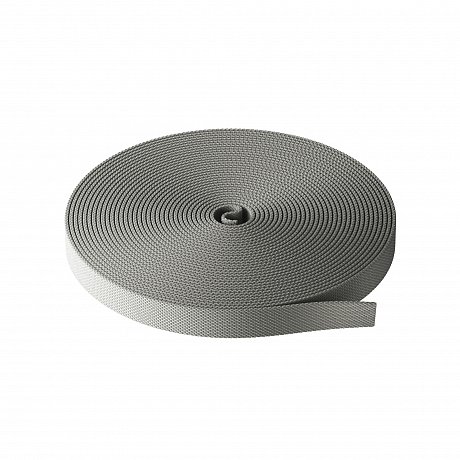 Токопроводящая текстильная лента 20м Parity светло-серая