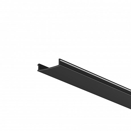 Рассеиватель для профиля 61x14 (Чёрный, 2 м), ALM-6114-B-DF-2M 642014