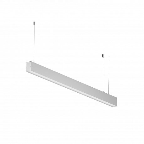 Линейный светильник подвесной 4000K 35x67 20 Вт (Серебро, 1 м) LL312036