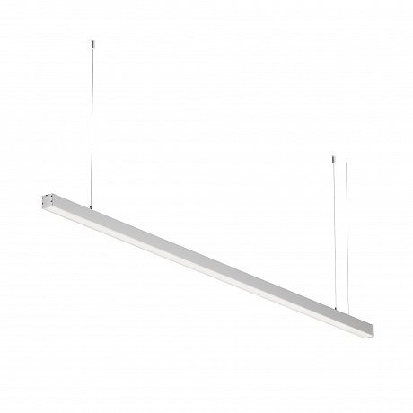 Линейный светильник подвесной 3000K 35x35 30 Вт (Серебро, 1,5 м) LL312005