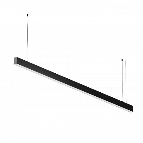 Линейный светильник подвесной 4000K 35x67 40 Вт (Черный, 2 м) LL312048