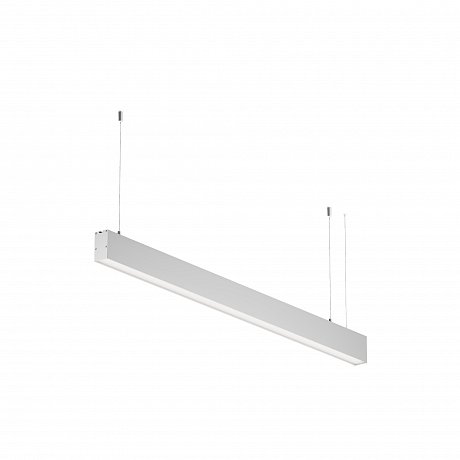 Линейный светильник подвесной 3000K 35x67 20 Вт (Серебро, 1 м) LL312035