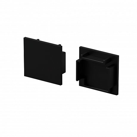 Комплект заглушек (для профиля 25x22) 2 шт., ALM-2522-B-EC 642066